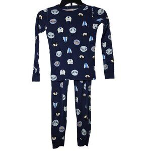 Hanna Andersson Holiday Pajamas130 US 8 Christmas Penguin Polar‎ Bear Walrus